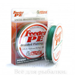 Шнур плетеный FANATIK Feeder PE X4 140m 0.8