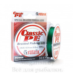 ШНУР плетеный FANATIK Classik PE X4 100 m 0.8