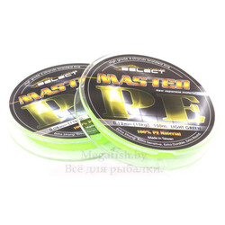 Шнур плетеный Select Master PE 150m 0.20mm 24kg Light Green