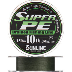 Шнур плетёный Sunline Super PE 150m Диаметр: 1.5. / 7.5 kg.