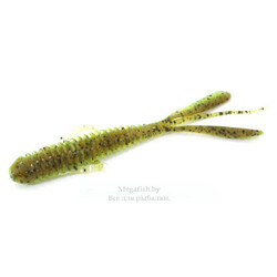 Силиконовая приманка Keitech Hog Impact 3.5 (8.5см,2.5гр,упаковка 10 шт) цвет 401 Green Pumpkin Chartreuse