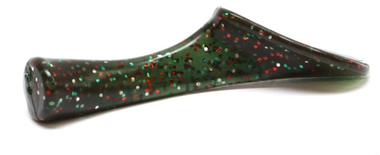 Хвост для джеркбейта Strike Pro Guppie EG-208T Mossgreen Glitter 2