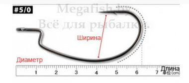 Крючок Decoy Hook Worm 18 №5/0 2