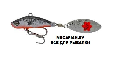 Тейл-спиннер Savage Gear 3D Sticklebait Tailspin 7.3 см 13гр Black Red