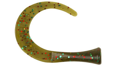 Хвост для джеркбейта Strike Pro Guppie EG-208T Mossgreen Glitter