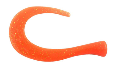 Хвост для джеркбейта Strike Pro Guppie EG-208T Orange Glitter