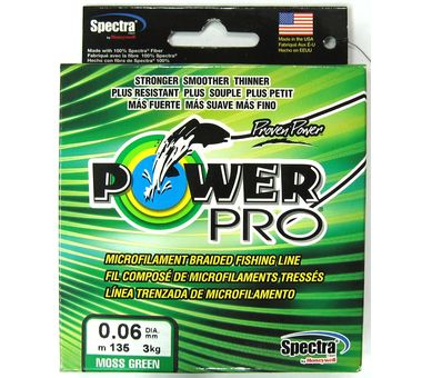 Шнур Плетёный  Power Pro 135м Moss Green 0,06 - 3 кг