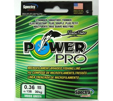 Шнур Плетёный  Power Pro 135м Moss Green 0,36- 30 кг