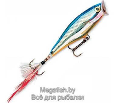 Воблер Rapala Skitter Pop SP09 (9см,14гр,0м) цвет SB