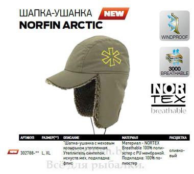 Шапка-ушанка Norfin Arctic 302788 2