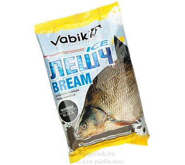 Прикормка зимняя Vabik ICE Bream Black (черная) Лещ холодная вода 0.75 кг