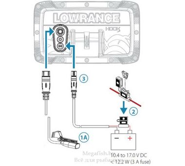 Эхолот Lowrance Hook-2-5Х GPS Splitshot 4