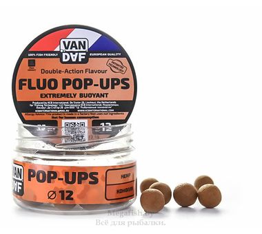 Бойлы Pop-Up Van Daf Конопля 12мм