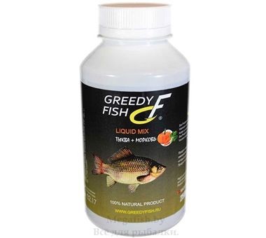 Вкусоароматическая добавка в прикормку, активатор клева Liquid Greedy Fish...