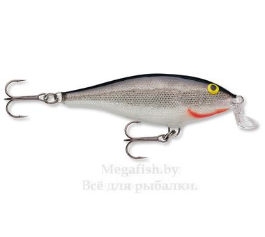 Воблер Rapala Shallow Shad Rap SSR09 (12гр, 9см, 1,8-2,4) floating S Silver