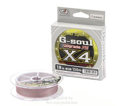 Шнур Real Sports YGK G-Soul PE X4 Upgrade 150м 1.2 2