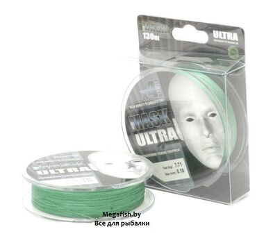 Шнур Akkoi Mask Ultra X4 (130 м; 0.05 мм) dark green