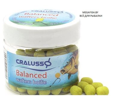 Бойлы Cralusso Balanced Wafters Boilie (40 гр; 11 мм) Fluo Pineapple