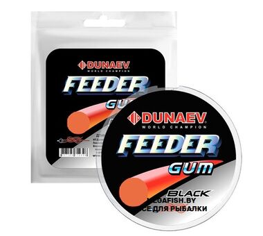 Резина Dunaev Feeder Gum (1.0 мм; black)