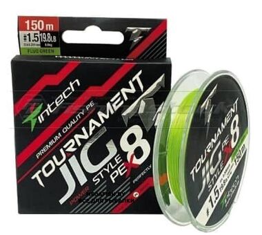 Шнур Intech Tournament Jig Style PE X8 (150 м; #0.8; Lime Green)