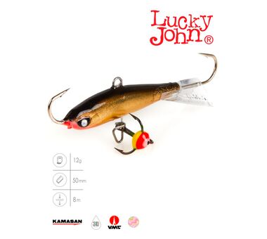 Балансир Lucky John Nordic 4 с тр. (12 гр; 5 см) 10H