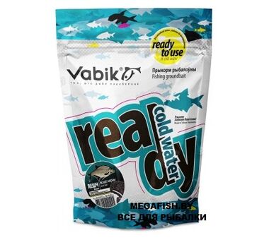 Прикормка Vabik Ready Cold Water (0.75 кг; Лещ бисквит черный)