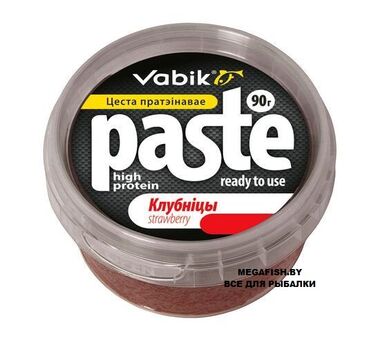 Тесто протеиновое Vabik Paste (90 гр; Клубника)