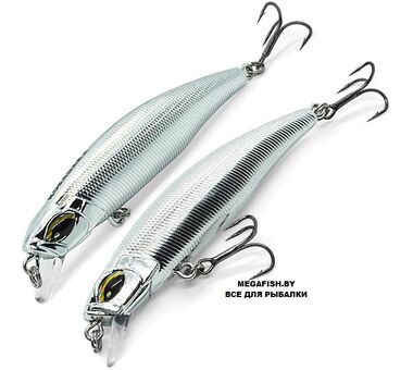 Воблер Kosadaka Tide Minnow XS 75F (7.7 гр; 7.5 см; 0.2-0.5 м) SIL