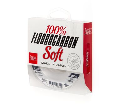 Флюорокарбон Lucky John Fluorocarbon Soft (100 м; 0.18 мм)