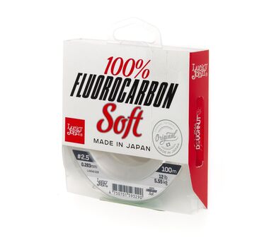 Флюорокарбон Lucky John Fluorocarbon Soft (100 м; 0.283 мм)