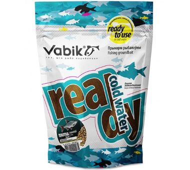 Прикормка Vabik Ready Cold Water (0.75 кг; Плотва Конопля)