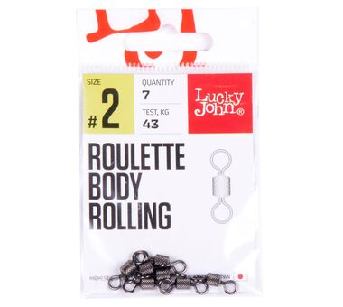 Вертлюги Lucky John Pro Series ROULETTE BODY ROLLING 002