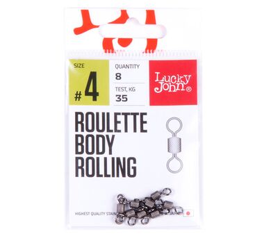 Вертлюги Lucky John Pro Series ROULETTE BODY ROLLING 004