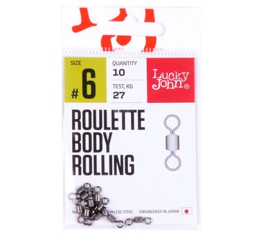 Вертлюги Lucky John Pro Series ROULETTE BODY ROLLING 006