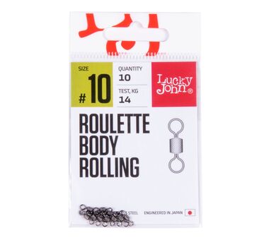 Вертлюги Lucky John Pro Series ROULETTE BODY ROLLING 010