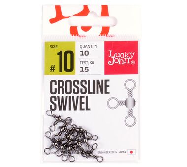 Вертлюги трехсторониие Lucky John Pro Series CROSSLINE SWIVEL 010