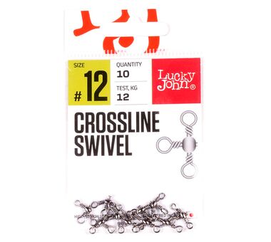 Вертлюги трехсторониие Lucky John Pro Series CROSSLINE SWIVEL 012