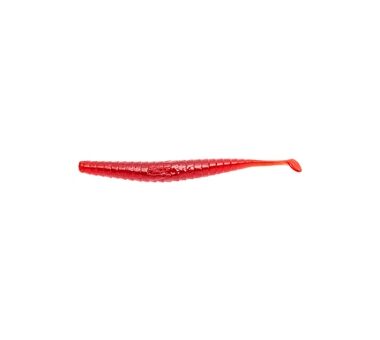 Виброхвост Tsunekichi Stick Shad, 4.0" ; 10,0 см, 7 шт в уп., цвет: SOLID RED