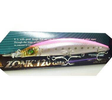 Воблер MEGABASS ZONK 120 Gataride Hi-Pitch (GG Pink Iwashi)