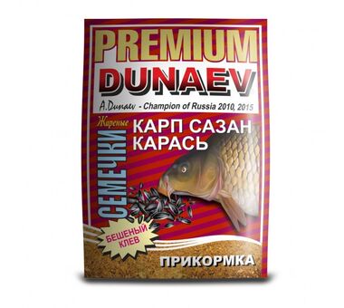 Прикормка Dunaev Premium (1 кг; карп-сазан жареная семечка)