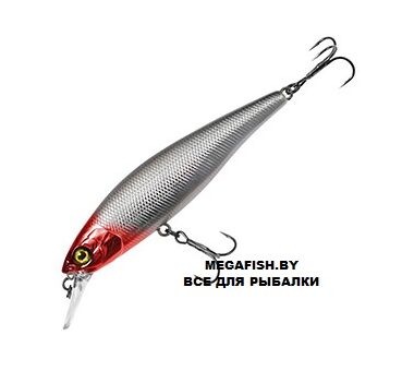 Воблер Jackall Squad Minnow 80 (9.7 гр; 8.2 см; 0.8-1.2 м) HL Silver Red Head