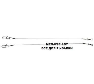 Поводок титановый Helios 25см 20кг