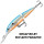 Воблер Rapala Jointed Deep Husky Jerk 12 (14 гр; 12 см; 2.4-4.0 м) BSD