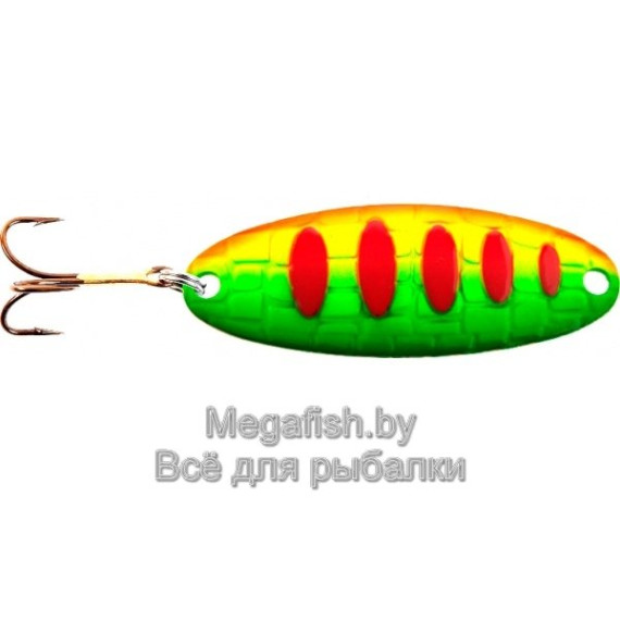 Колеблющаяся блесна Lucky John Croco Spoon Shallow Water Concept (10гр, 69мм)...