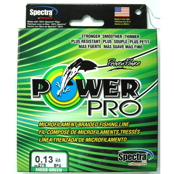 Шнур Плетёный  Power Pro 135м Moss Green 0,13 - 8 кг