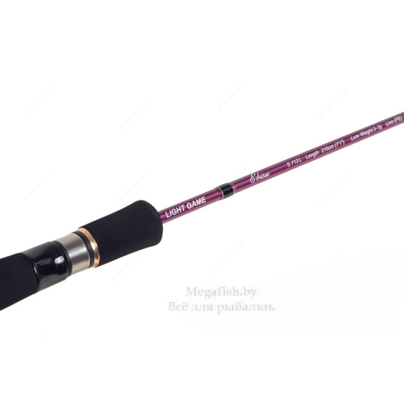 Удилище спиннинговое Сrazy Fish Ebisu Violet S712L (3-7гр) 215см 6