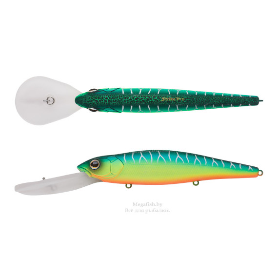 Воблер Strike Pro Deep Jer-O Minnow 130F (28,5гр, 13см, 5-6м) floating...