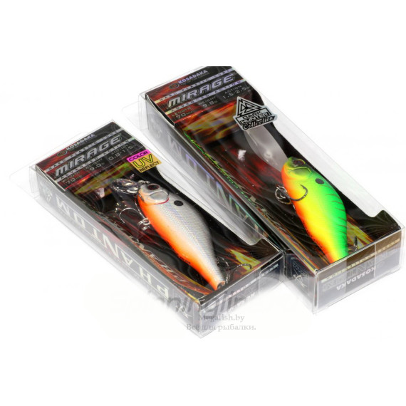 Воблер Kosadaka Mirage XS 85F (8,5см, 15,4гр, 0,5-1м) floating TR 2