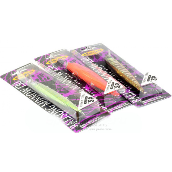 Воблер Deps Balisong Minnow 130SP (13см, 25гр, 1,2-2,0м) suspending red and...
