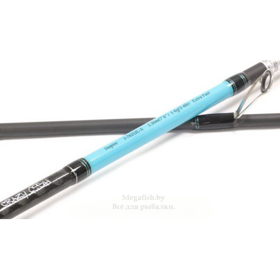 Удилище спиннинговое Сrazy Fish Inspire 712 SUL-S (0,5-6гр) 215см 3